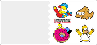 Autocollants simpsons